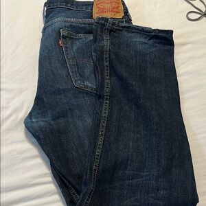 Levi's Blue Straight Jeans with Classic Fit